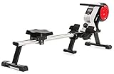 SportPlus Rudergerät für zuhause klappbar - Heimtrainer Rudergerät 8 Widerstandsstufen - leises Magnetbremssystem - Rudermaschine für zuhause - Designed in Germany - bis 150kg belastbar