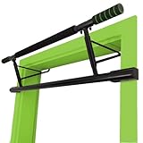 MAGNOOS Klimmzugstange “Matador“ - Das Original - Premium Tür Reckstange für Türrahmen Ohne Schrauben - Fitnessstange für Zuhause - 20cm höher Rahmen für mehr Bewegungsamplitude/Range of Motion