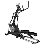 MAXXUS Crosstrainer CX 4.3f - Klappbar, 135kg, LCD-Display, TÜV, App, 24kg Schwungmasse, 16 Widerstandsstufen, 12 Programme, Magnetbremse, Tablethalterung - Ellipsentrainer für Zuhause, Heimtrainer