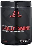 L-GLUTAMINE von ADDICTED® - pures L-Glutamin Pulver - ohne Geschmack - wichtige Aminosäure für Fitness, Kraftsport und Bodybuilding