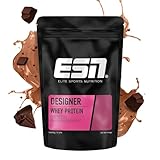 ESN Designer Whey Protein Pulver, Chocolate, 1 kg, bis zu 23 g Protein pro Portion, ideal zum Muskelaufbau und -erhalt - made in Germany