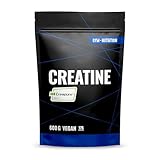 Creapure® Creatine Monohydrat Pulver 600g - Ultra Reines Kreatin Monohydrat - Optimal Hochdosiert - Creatin Monohydrat - Creatin Pulver Monohydrate - 100% Vegan in Deutschland abgefüllt