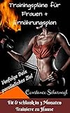 12 Trainingspläne für Frauen: Fit & schlank in 3 Monaten! Verfolge Dein persönliches Ziel! Trainiere zu Hause!