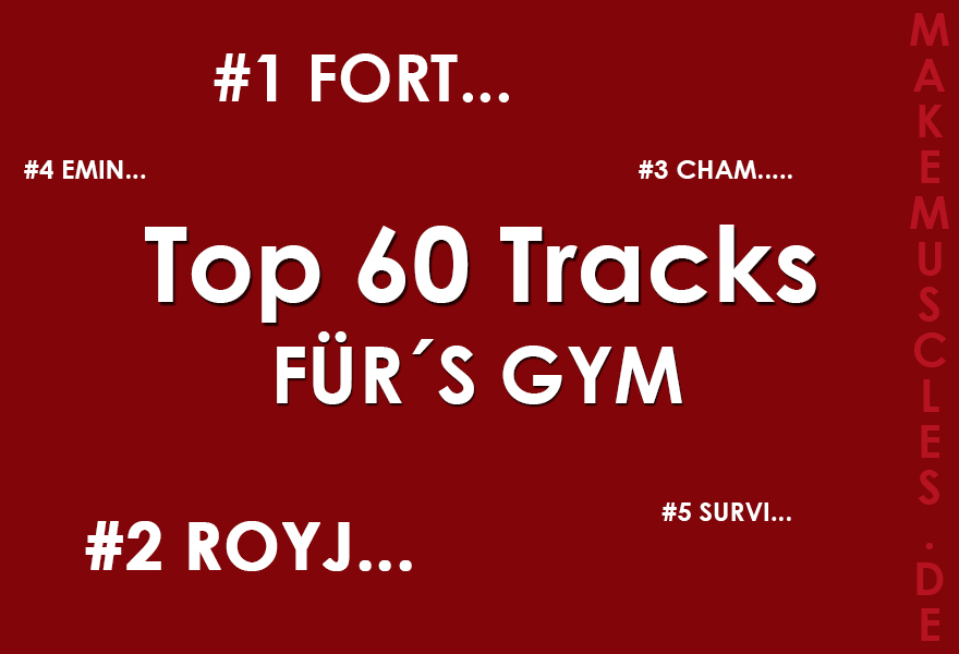 Die besten 60 Fitness Tracks für das Gym