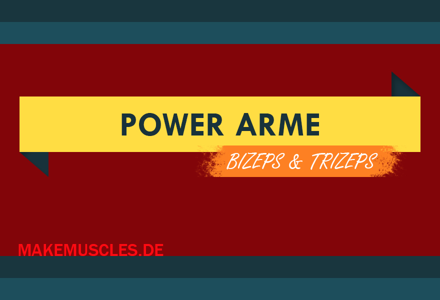 Power Arme: Bizeps, Trizeps und Unterarme kräftigen