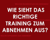 Das richtige Training zum Abnehmen