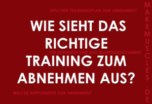 Das richtige Training zum Abnehmen