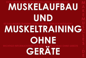 Muskelaufbau ohne Geräte