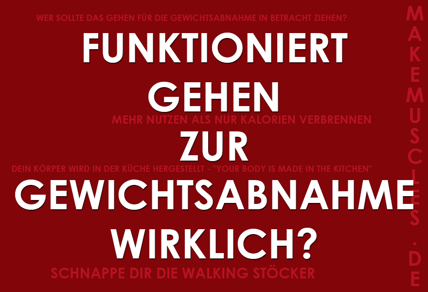 Gehen zur Gewichtsabnahme wirklich?