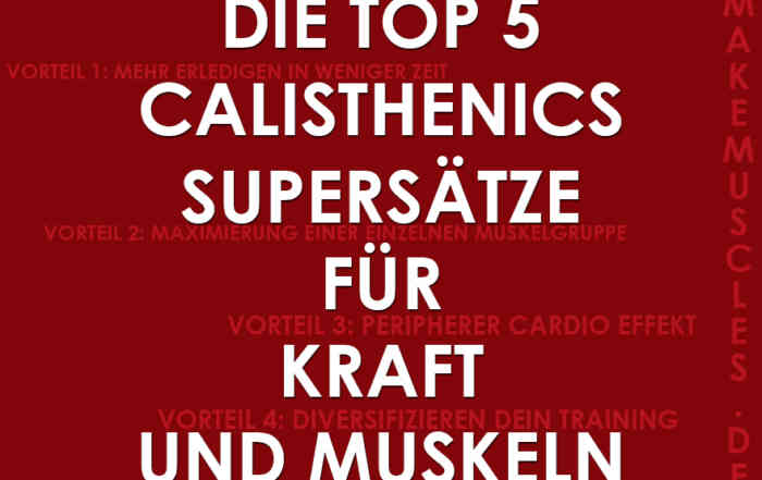 Supersätze für Kraft und Muskeln