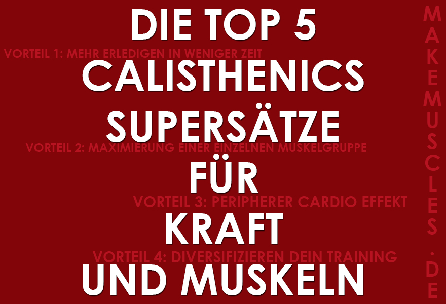 Supersätze für Kraft und Muskeln