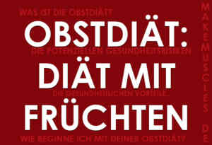 Obstdiät: