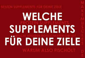 Welche Supplements?