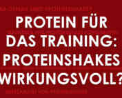 Proteinshakes für das Training