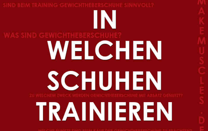 In welchen Schuhen trainieren