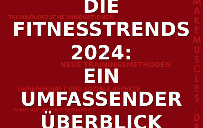 Die Fitnesstrends 2024